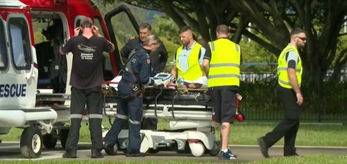 Man airlifted to hospital after croc attack