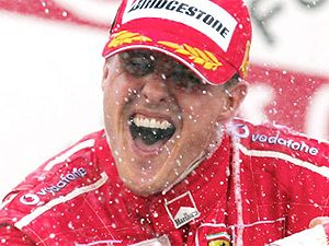Michael Schumacher. (Getty)