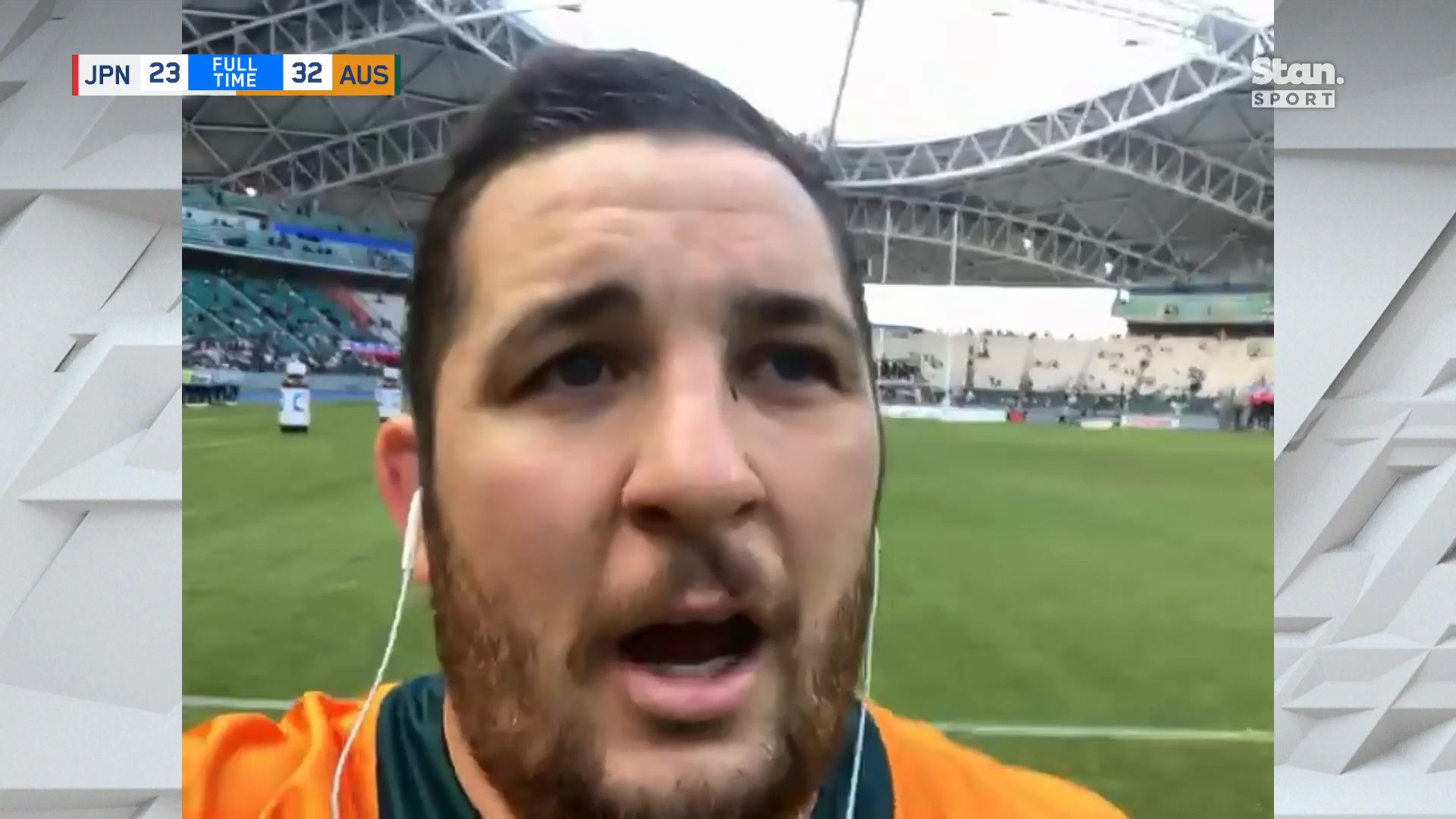 Wallabies hooker Connal McInerney gives lovely interview after scoring crucial try on Test debut
