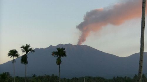 The ash cloud is from Mt Ruang.