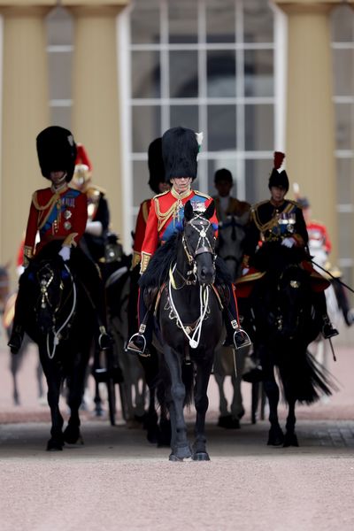 King Charles III at the helm of his first Trooping the Colour parade as monarch