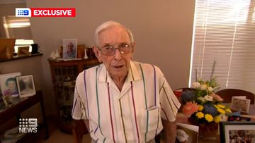 Gordon Ewers, who turned 106, said the secret to long life is living sensibly and breathing regularly. 