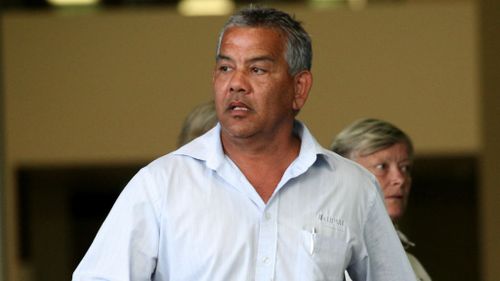 Roger Kerr, father of former West Coast Eagles footballer Daniel Kerr leaving Perth Magistrates Court today. (AAP)
