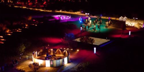 Thousands of visitors are expected to visit the lit up sites across Alice Springs Desert Park.