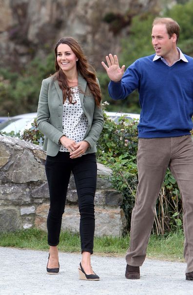 Kate Middleton Prince William visit Wales