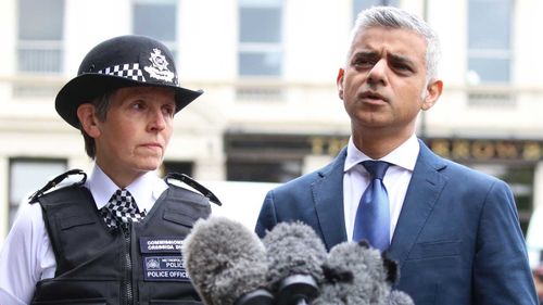 London Mayor Sadiq Khan (right), says it will take more than beefed up policing to reduce knife crime in the city.