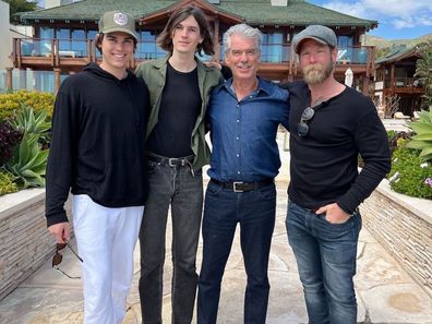 Pierce Brosnan and sons