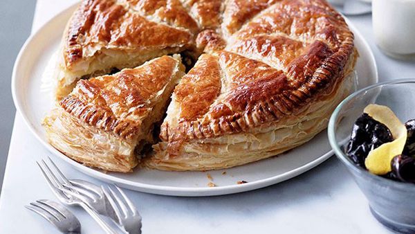 Almond Pithiviers with Armagnac prunes