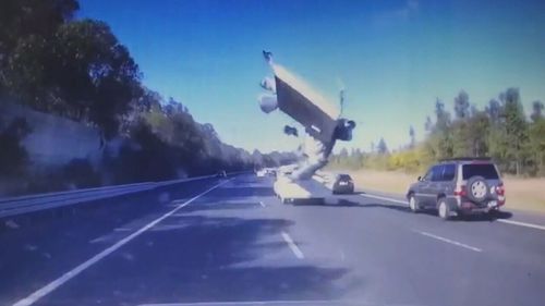 Dashcams have captured a number of incidents where caravans have posed a danger on the roads.