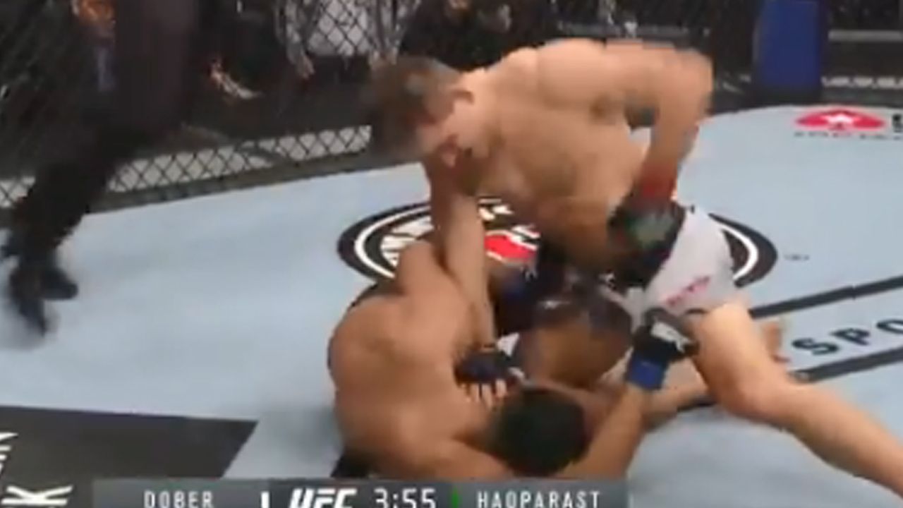 UFC fans slam ref for allowing 'unnecessary shots' as Drew Dober defeats Nasrat Haqparast