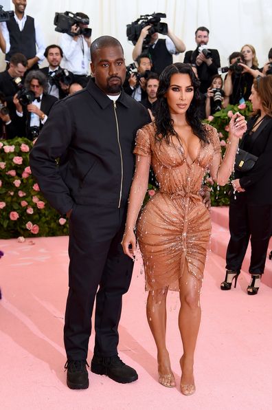 Kanye West, Kim Kardashian, Met Gala, red carpet