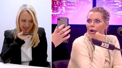 Jackie 'O' Henderson pranks Sophie Monk with a 'super fan'.