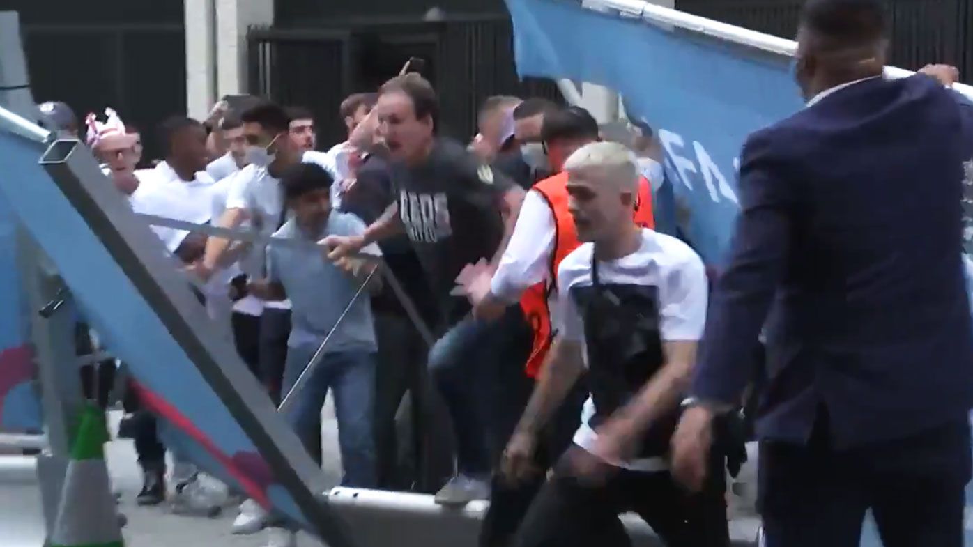 Euro final: Ticketless England fans storm Wembley, overwhelm security to watch final
