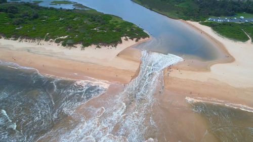 A group of Dee Why surfers have been hailed "heroes" after saving a man being swept out to sea during the city's wild weather.