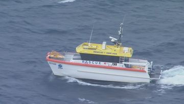 A desperate search is underway for a man who has been missing for almost a day off the coast of Queensland.﻿