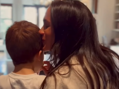 Meghan Markle kisses son Prince Archie in an Instagram video, March 2025