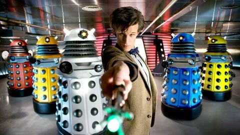 Doctor Who exterminates the Daleks