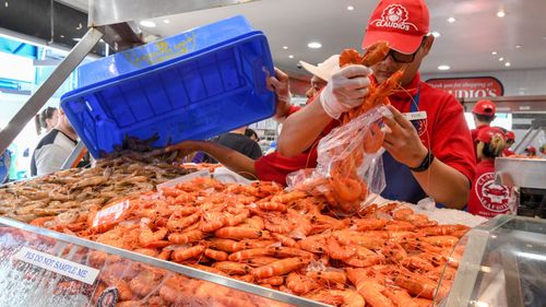 Thousands have already passed through the doors of the Sydney Fish Market. (AAP)