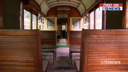 The W-Class trams were the workhorse of Melbourne's tram network for more than 60 years. Picture: 9NEWS.