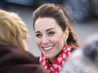 Duke and Duchess of Cambridge visiting a school on February 04, 2020 in Swansea, Wales. 