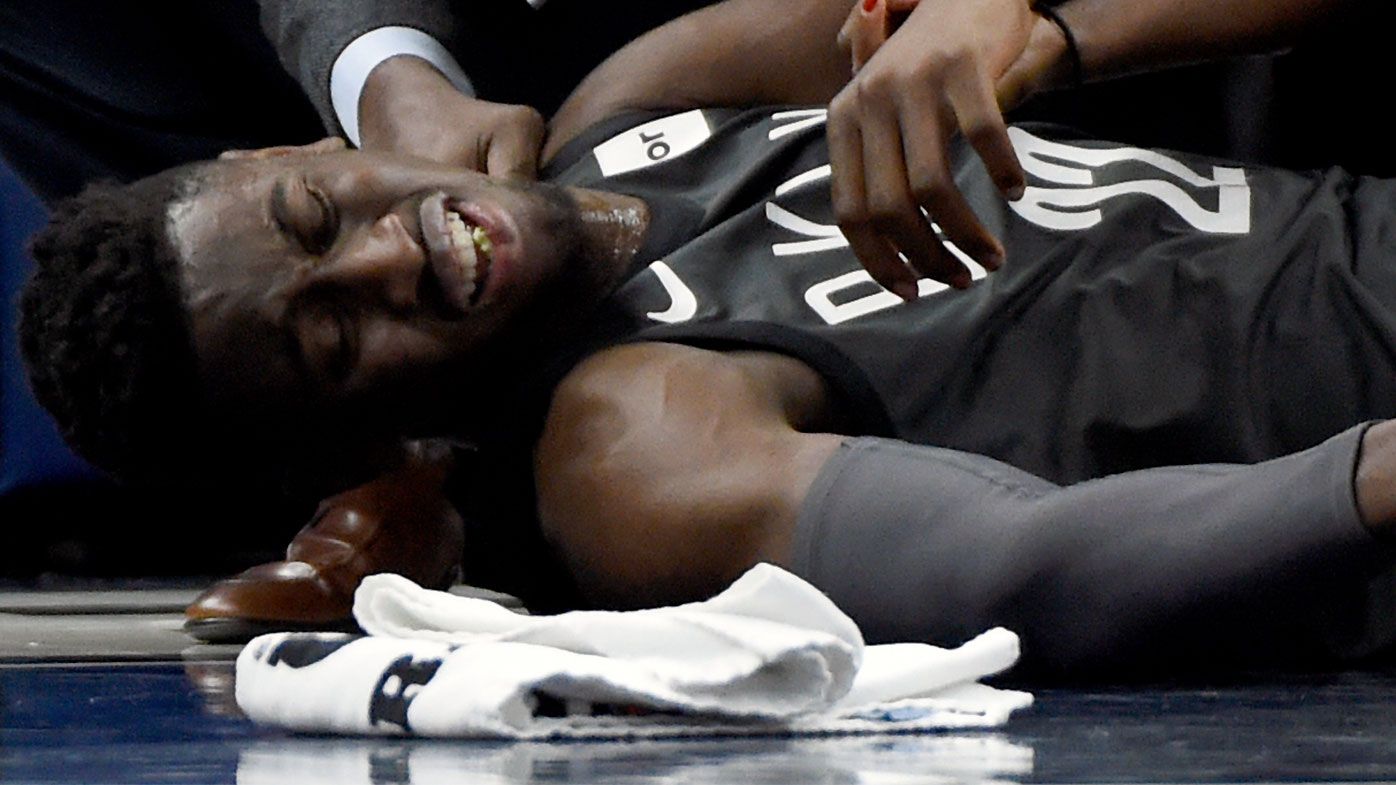Brooklyn Nets star Caris LeVert stretchered off following horror lower leg injury
