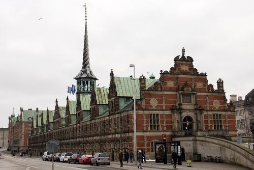 A view of the Old Stock Exchange in Copenhagen, Denmark, Jan. 28, 2019. 