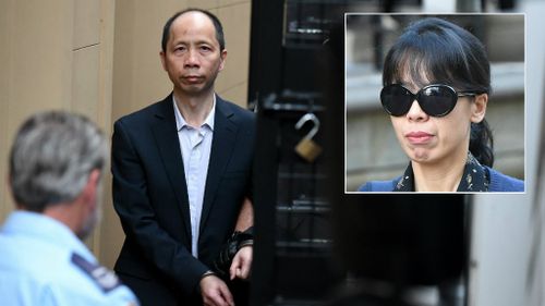 Kathy Lin told the NSW Supreme Court jury her husband had stayed at home on the night of the murders. (9NEWS)