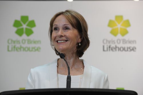 Gail O'Brien has carried on her husband's legacy by changing countless lives through the Chris O'Brien Lifehouse. (AAP)