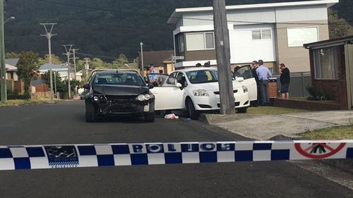 A woman has been hospitalised after a two-car accident in Wollongong on Wednesday morning. (9News)