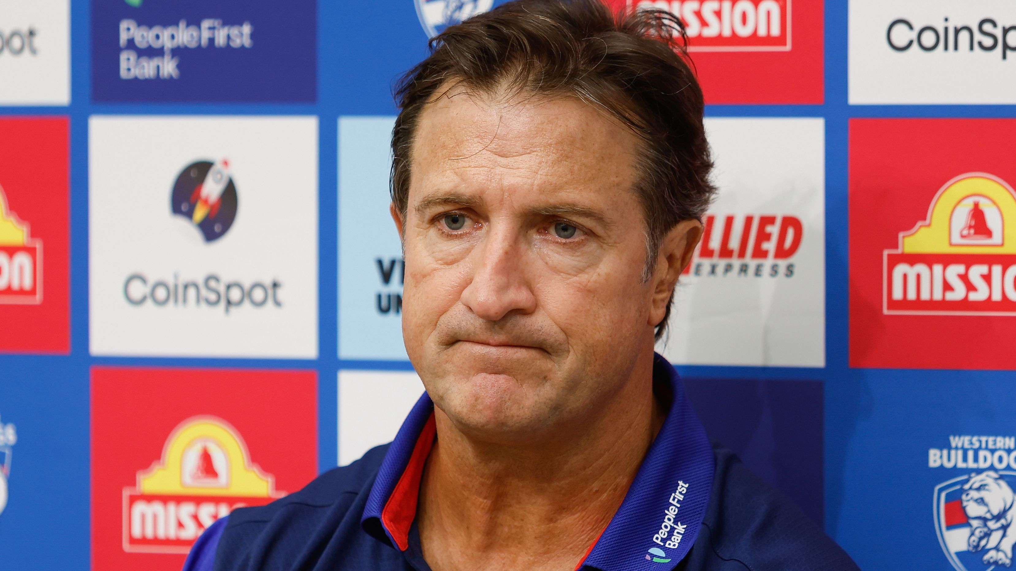 Luke Beveridge signed a two-year deal at the end of 2023.