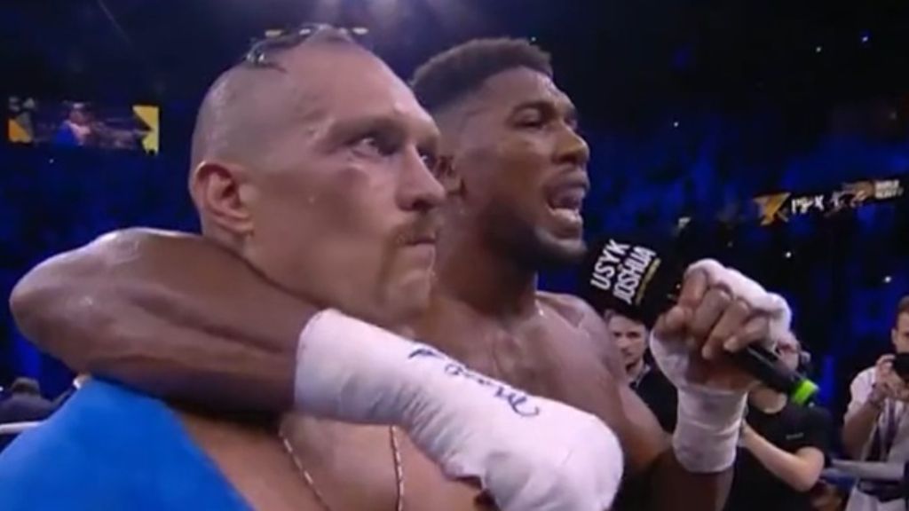 Anthony Joshua's post-fight meltdown panned by boxing world after Usyk loss