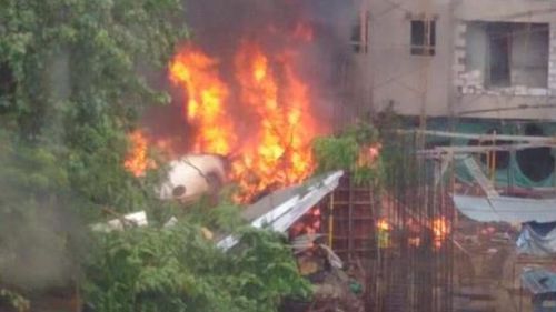 Mumbai plane crash: Five people feared dead