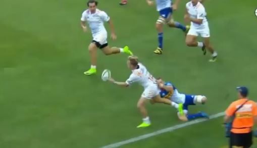 Waikato Chiefs score brilliant try in Super Rugby clash with South Africa's Stormers