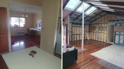 Before | Living, Dining and Kitchen 