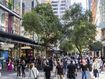Shoppers at Pitt Street Mall  in Sydney.