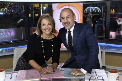 Katie Couric and Matt Lauer