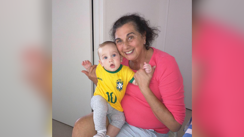 Hane Mathieson had been pushing her grandson in a pram (9NEWS)
