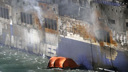 Lifeboats caught alight on the Norman Atlantic ship which travelled from Italy to Greece in 2014, meaning some of the 500 passengers had to be evacuated by helicopter.