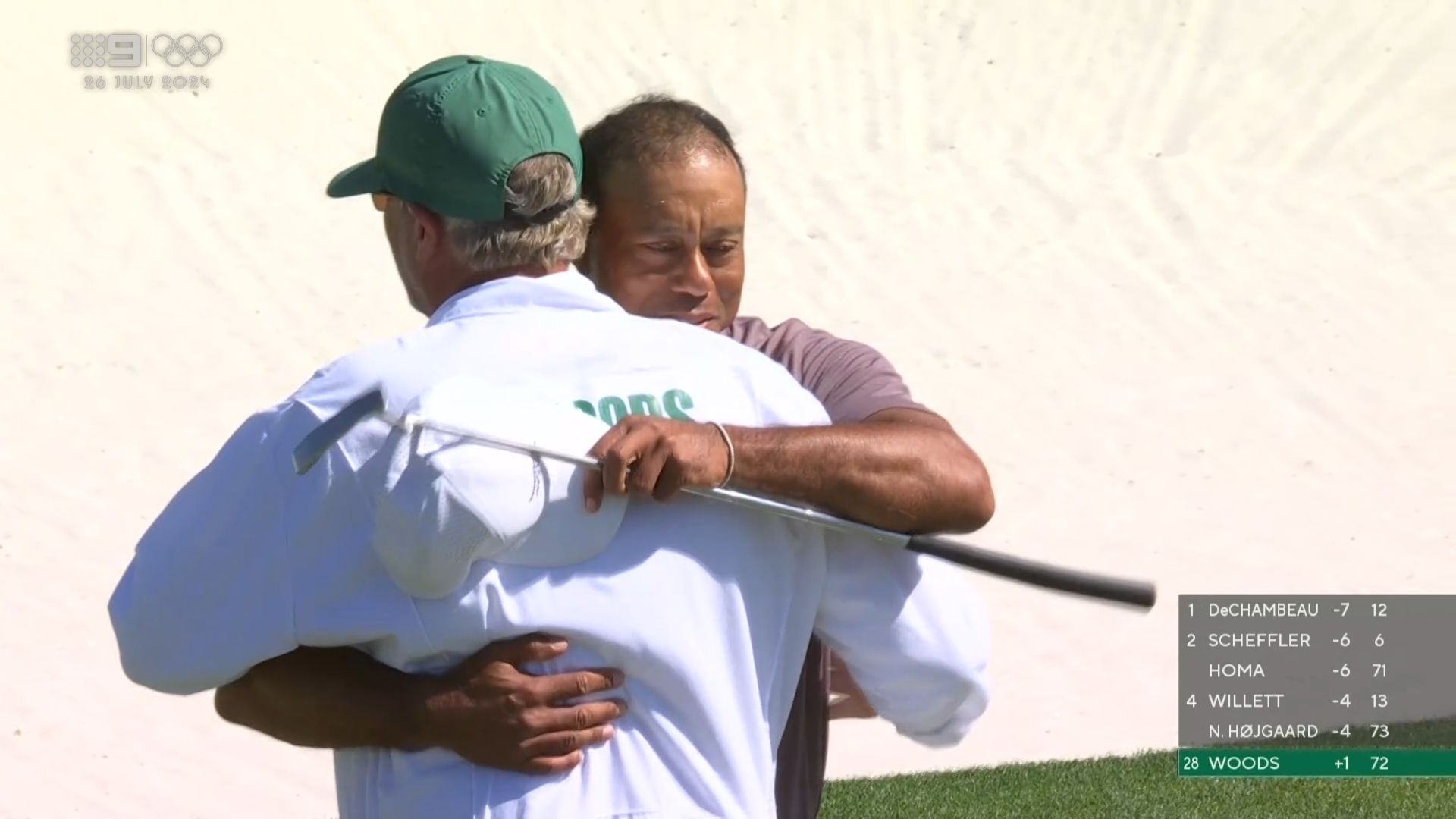 'It's been a long day': Tiger Woods breaks record for most consecutive cuts at The Masters