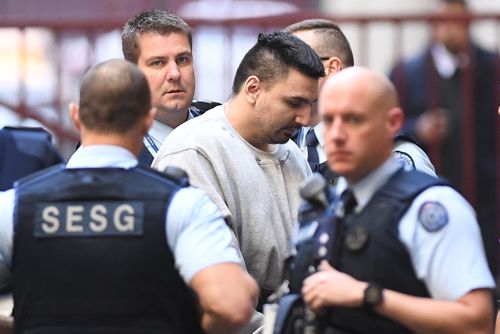 Accused murderer James Gargasoulas outside court today. (AAP)