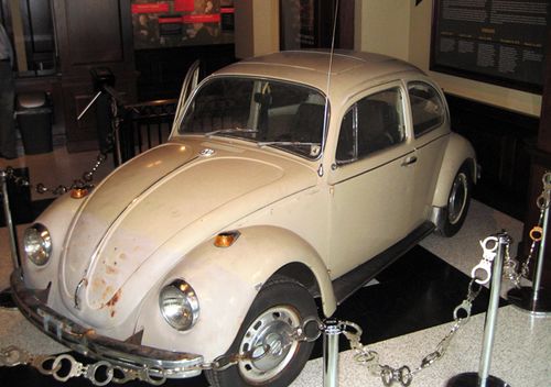 Police say as many as 11 murders took place in Ted Bundy's 1968 Volkswagen Beetle, on display through May at the National Museum of Crime &amp; Punishment, Washington