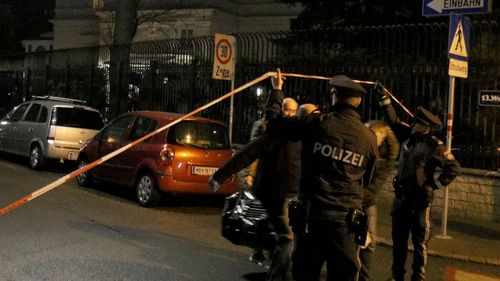 Austrian knife attacker shot dead outside ambassador's house