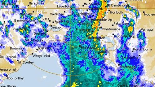 Severe weather warning for thunderstorms and strong winds in Melbourne and Eastern Victoria