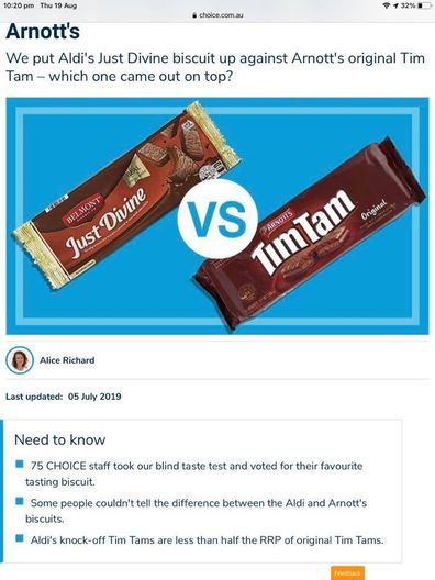 Tim Tams vs Belmont Just Divines