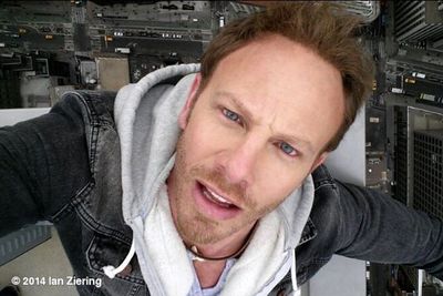 Ian Ziering: "Falling fast again... #Sharknado"<br/><br/>(Image: Who Say)