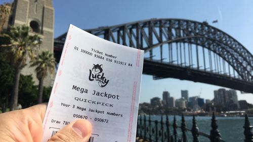 The man is the second-biggest individual lottery winner in Australian history, with a Sydney woman scoring an eye-watering $107.5 million Powerball prize in January this year.