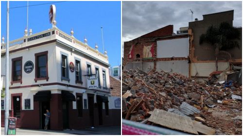 ‘Brazen’ demolition of Melbourne heritage pub sparks backlash