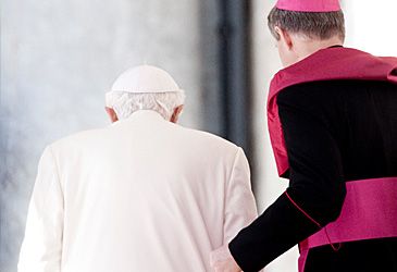 When did Pope Benedict XVI abdicate the papacy?