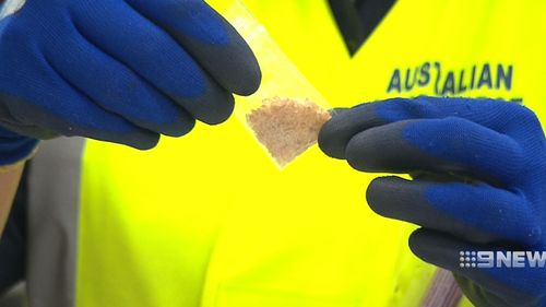 The Australian Border Force is cracking down on illegal mail items. (9NEWS)