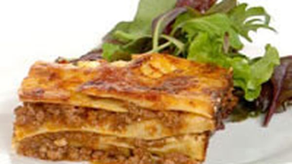 Beef lasagne